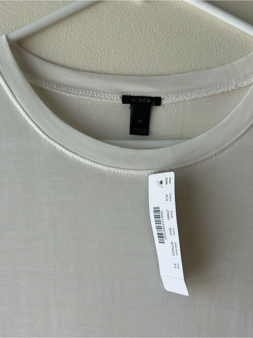 J. CREW Gathered Drawstring Peplum T-Shirt Tee